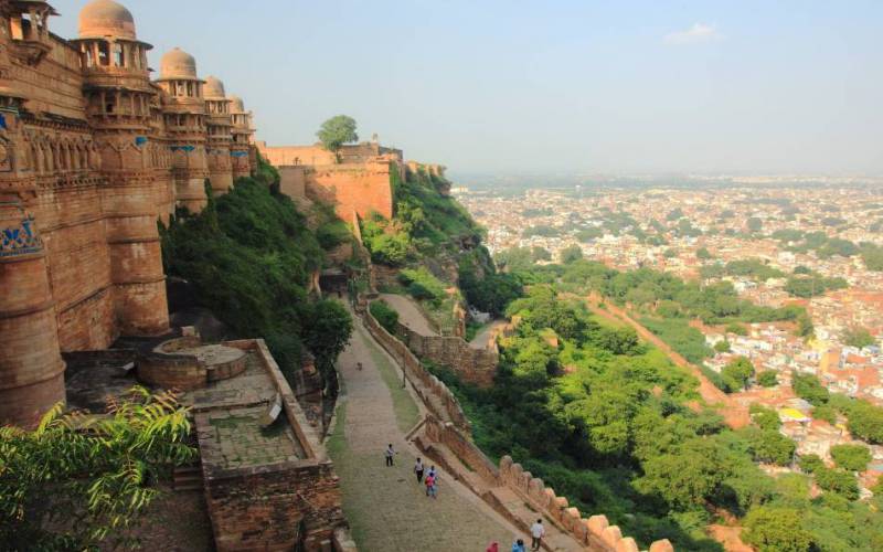 Gwalior Fort in Hill Top