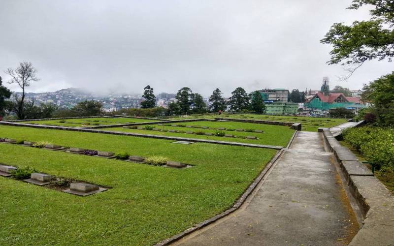 Kohima War Cemetery in Kohima, Nagaland