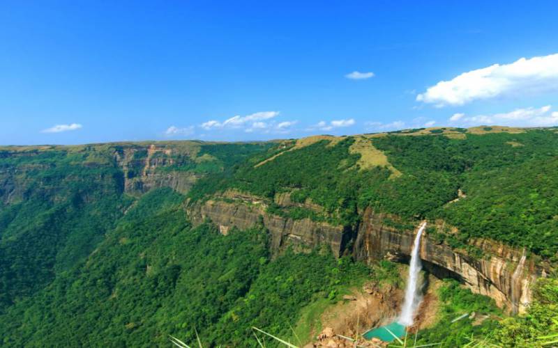 Nohkalikai Falls Cherrapunji Meghalaya