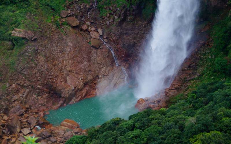 Nohkalikai Falls Cherrapunji