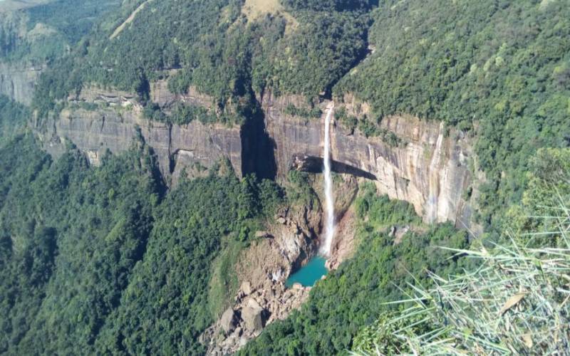 Nohkalikai Falls Meghalaya