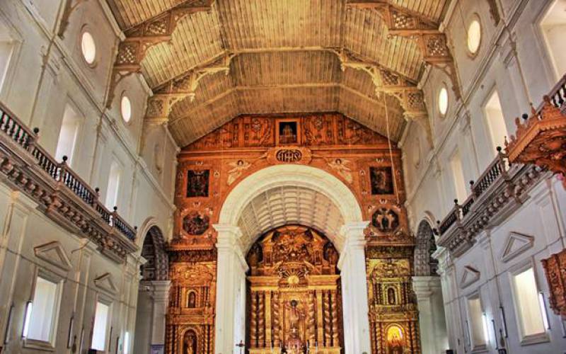 Basilica of Bom Jesus Church in Goa