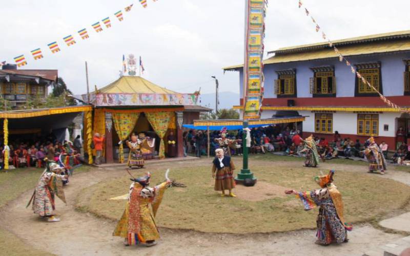 Pemayangtse Gompa Monastery in Pelling Sikkim