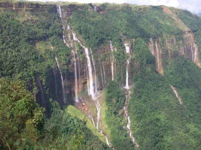 Travel Guide Seven Sisters Falls in Meghalaya