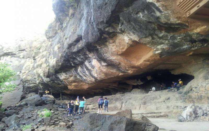 kondana caves in karjat of raigad, maharashtra 