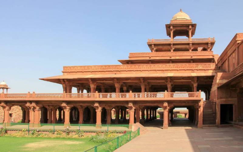 Panch Mahal in Fatehpur Sikri of Agra, Uttar Pradesh