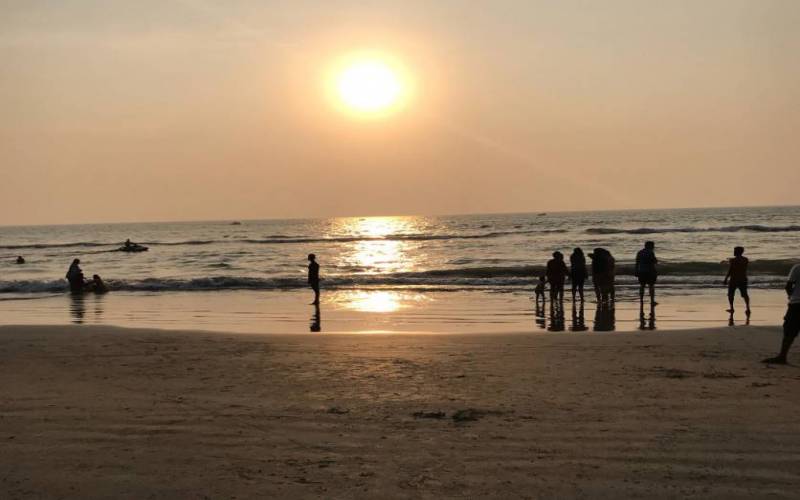 Varca Beach in Goa of India