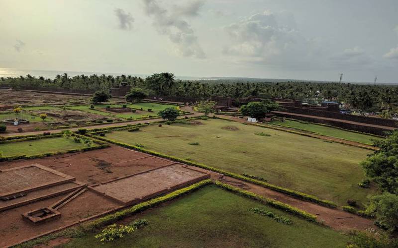 Bekal Fort in Kasaragod of Kerala