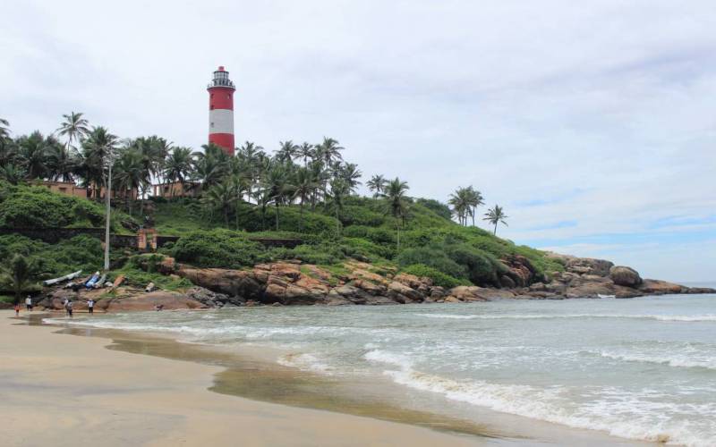 Lighthouse Beach in Kerala