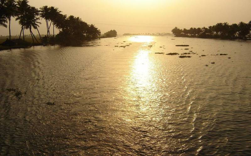 Vembanad Lake in Kottayam