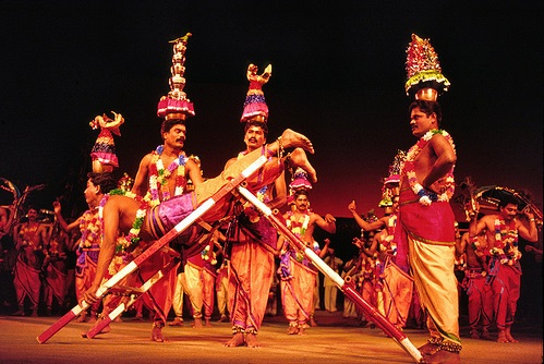 Karakattam dance form of Kerala