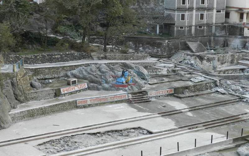 Rudraprayag the confluence of Alaknanda & Nandakini river