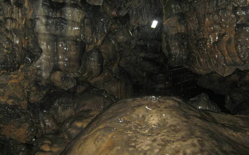 Syndai cave in Jowai of Meghalaya
