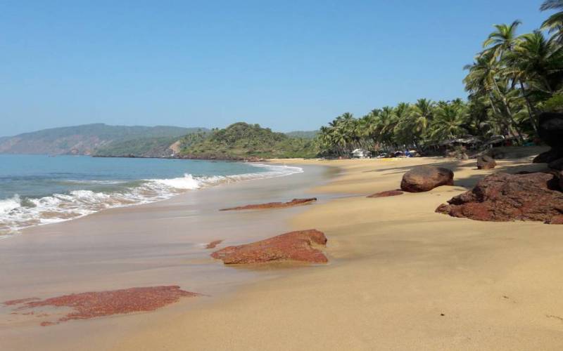 Cola Beach or Khola Beach in Goa
