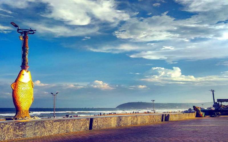 Rama Krishna Beach in Vizag of Andhra Pradesh