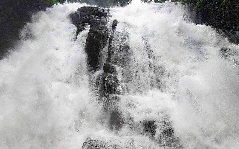 Charpa Waterfalls in Thrissur, Kerala