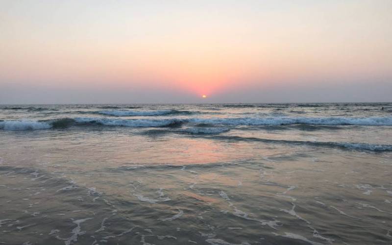 Betalbatim Beach in Goa, India
