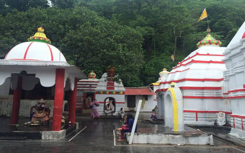 Harishankar Falls and Temple