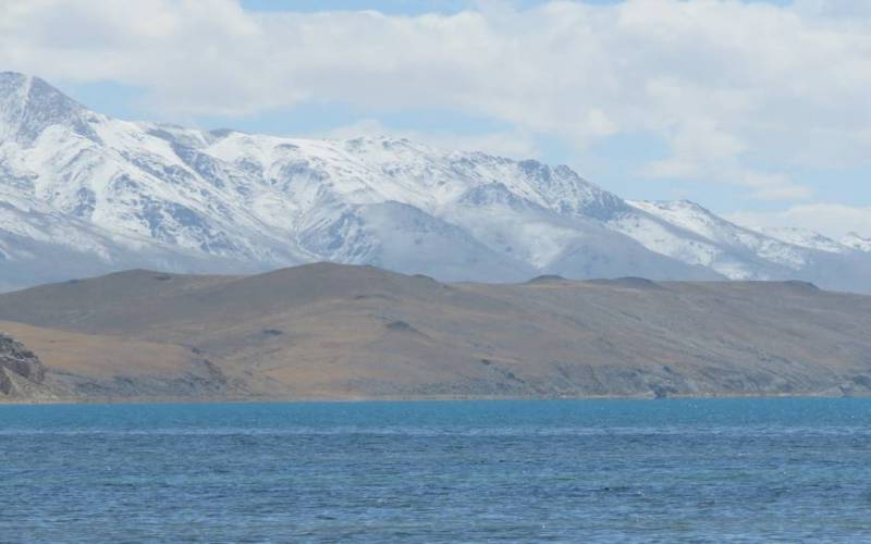 Lake Manasarovar in Tibet