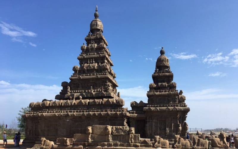 Ancient Shore Temple, India