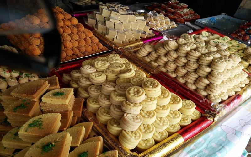 Sweets in Diwali