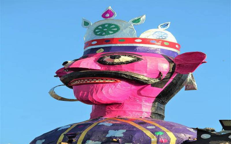 Ravan in Dussehra Festival