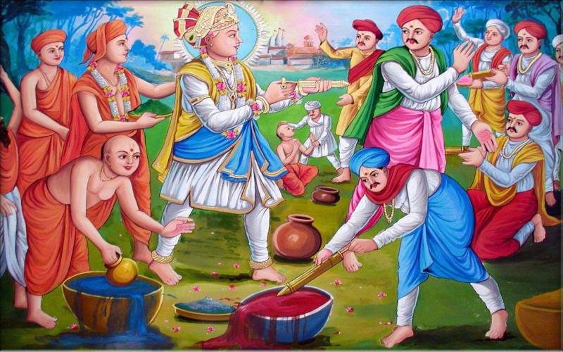 Holi Festival Depiction