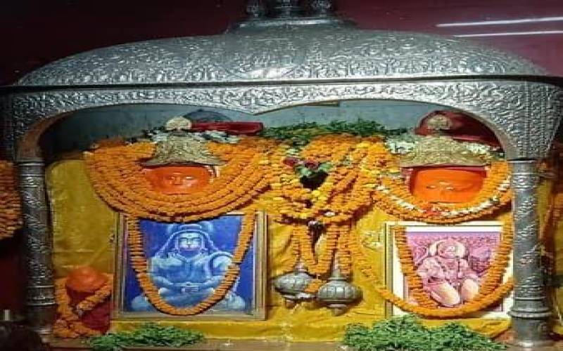 Hanuman Idol inside the temple