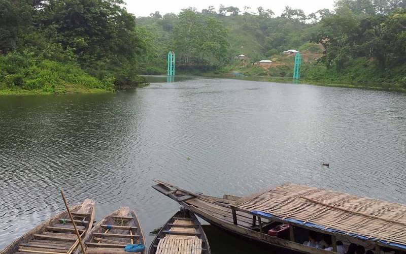 Dumboor Lake in Dhalai district, Tripura 